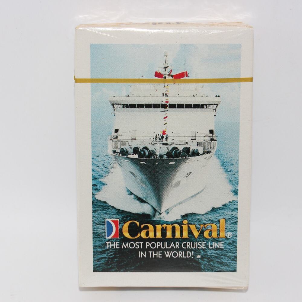Carnival Cruise Line Vintage Souvenir Playing Cards NEW Sealed Full Deck